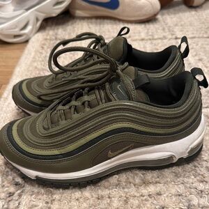 Olive Green Nike Air Max Sneakers